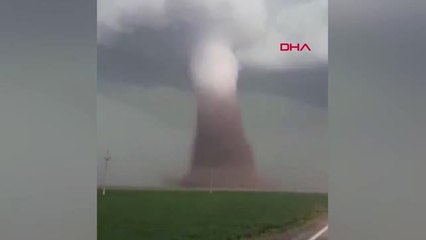 Dha Dış - Romanya'da Hortum Büyük Paniğe Neden Oldu