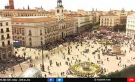 La Puerta del Sol de Madrid el día 1 de mayo