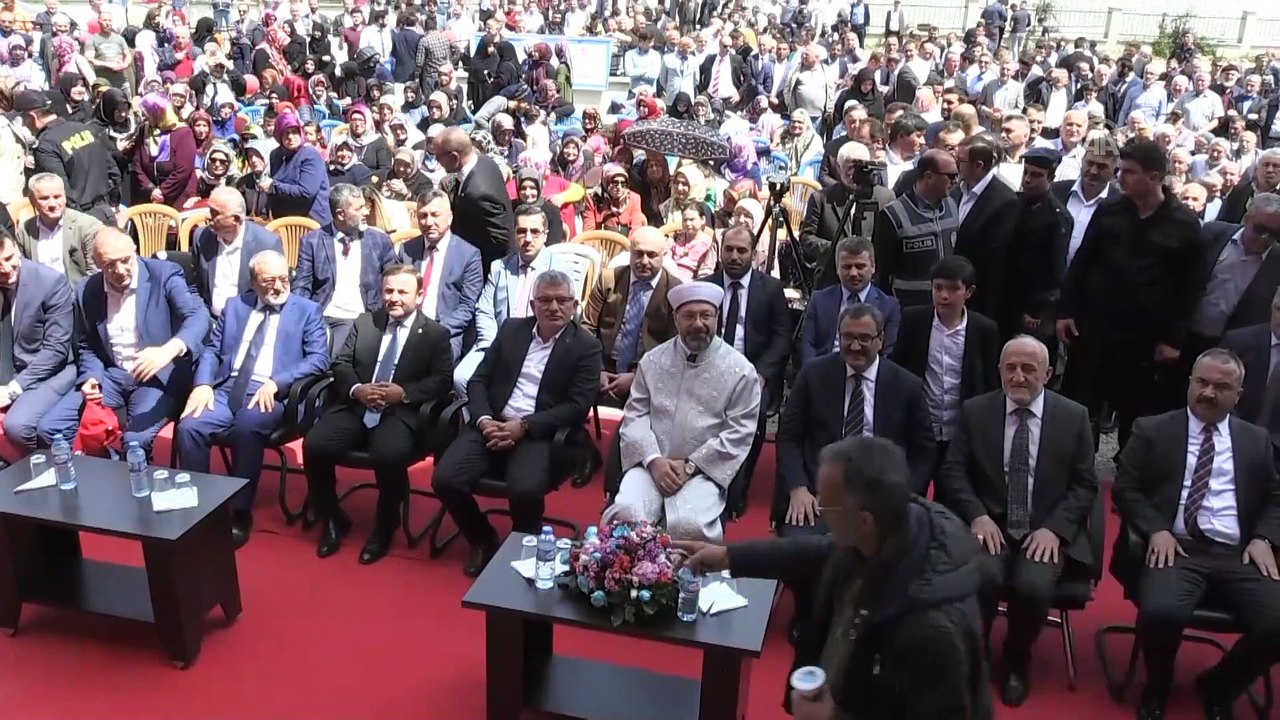 Diyanet İşleri Başkanı Erbaş, Bulancak Müftülük binası açılışına katıldı - GİRESUN