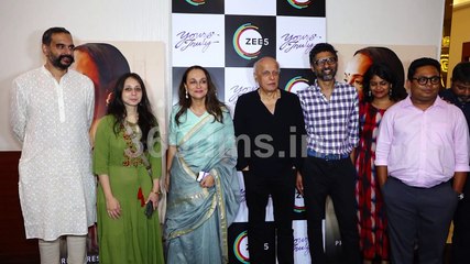 Alia Bhatt with Father Mahesh Bhatt Host Special Screening of Yours Truly