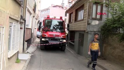 İstanbul- Üsküdar'da Yangın Paniği; Hamile Kadın Dumandan Etkilendi