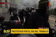 Francia: disturbios en París durante protestas por el Día del Trabajo