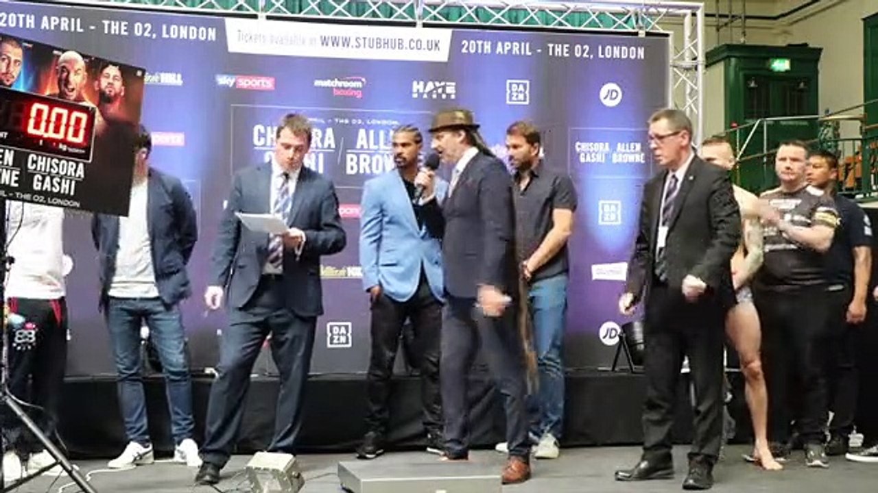 PRETTY BOY KELLY! - JOSH KELLY v PRZEMYSLAW RUNOWSKI - OFFICIAL WEIGH IN FROM YORK HALL