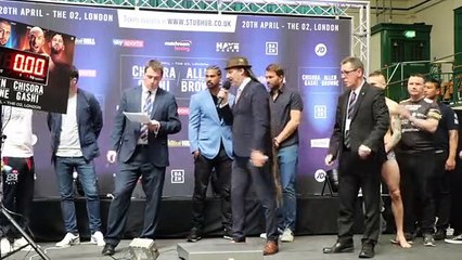 PRETTY BOY KELLY! - JOSH KELLY v PRZEMYSLAW RUNOWSKI - OFFICIAL WEIGH IN FROM YORK HALL