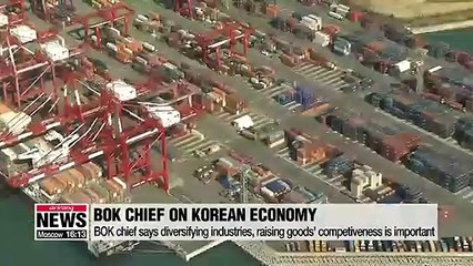 BOK chief says economy will improve in Q2
