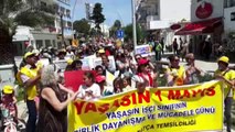 Muğla Datça'da 1 Mayıs Yürüyüşü