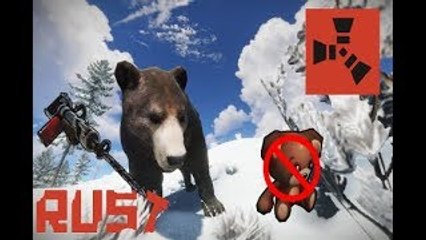 Combattre nu un ours avec un pistolet a clous et un marteau piqueur ! - Rust