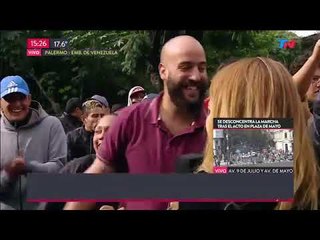 Argentino "le explicó" su postura a un venezolano que reclamaba por su país