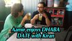 Aamir enjoys sugarcane juice at dhaba with wife Kiran