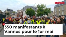 350 manifestants pour la Fête du travail à Vannes