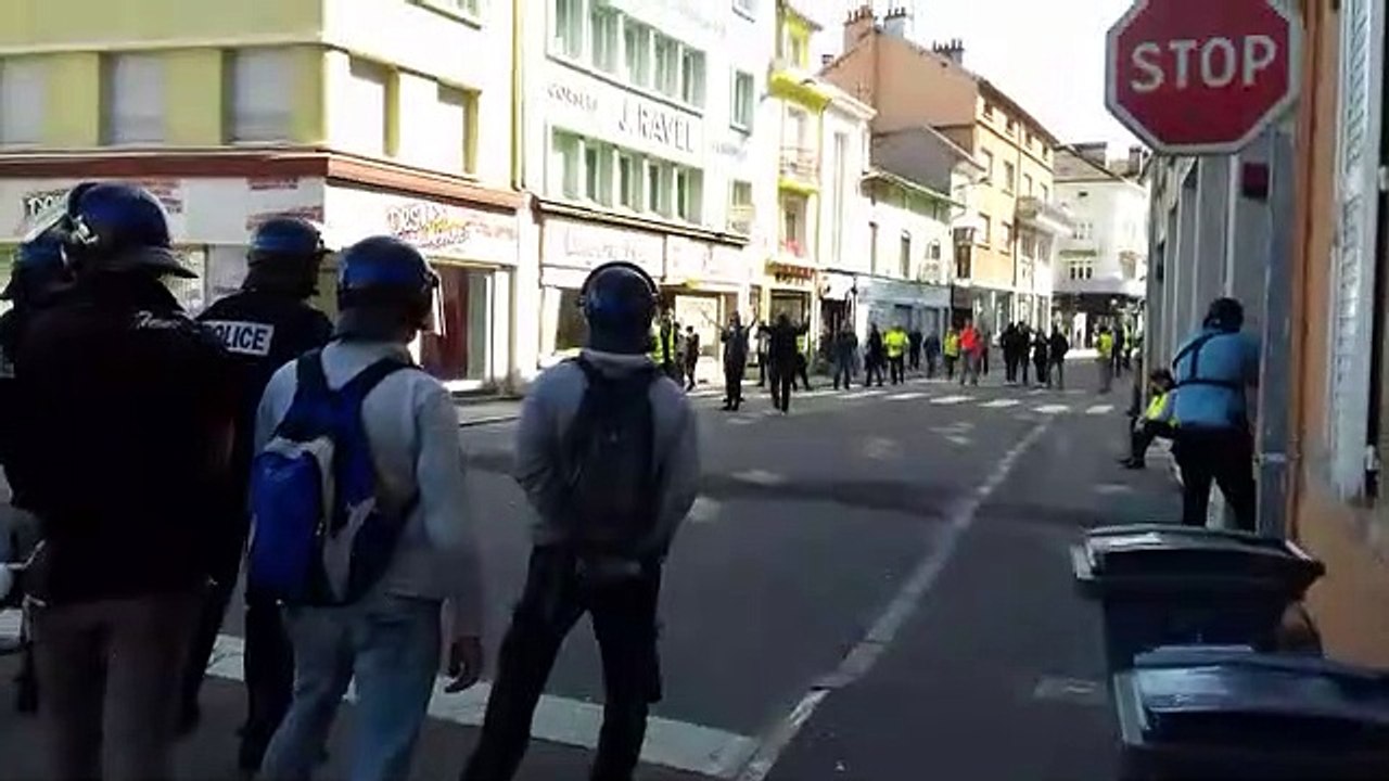 Manifestation des gilets jaunes à Epinal : les forces de l’ordre sont sur place