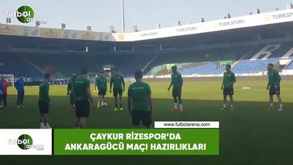 Çaykur Rizespor'da Ankaragücü maçı hazırlıkları