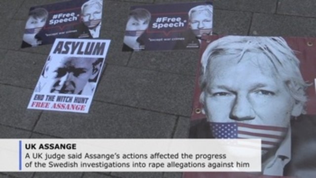 UK court sentences Wikileaks founder Assange to 50 weeks in prison for bail offenses