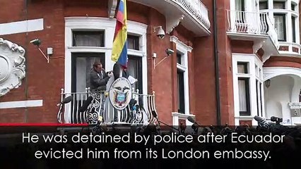 Julian Assange jailed for 50 weeks for skipping bail