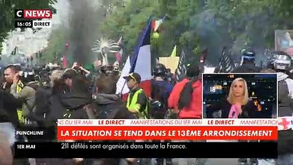 Enquête sur le cygne noir géant qui a servi hier à attaquer les forces de l'ordre qui est en fait le logo d'un média contestataire