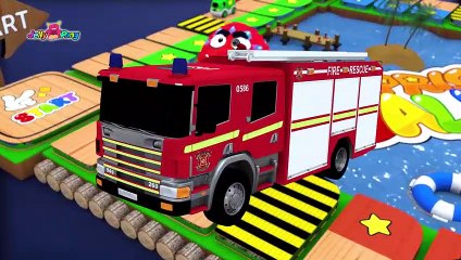 Learning Colors numbers city Vehicle Monopoly game surprise Egg transforming Play for kids car toys