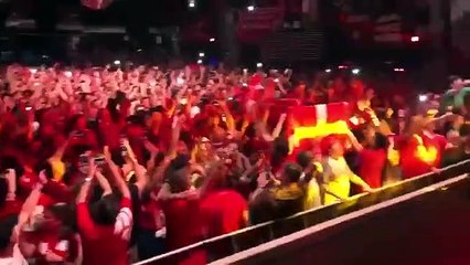 Liverpool FC fans taking over Barcelona!