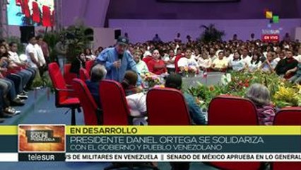 Pdte. de Nicaragua: Los venezolanos ni se rinden ni se venden
