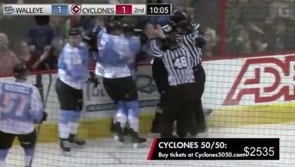 ECHL Toledo Walleye 1 at Cincinnati Cyclones 2