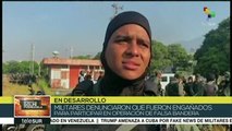 Venezuela: militares narran cómo fueron engañados para ir a La Carlota