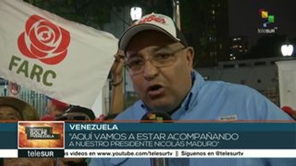 Venezuela: chavistas se mantienen en vigilia permanente en Miraflores