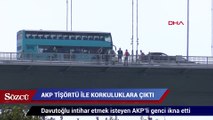 Davutoğlu intihar etmek isteyen AKP’li genci ikna etti