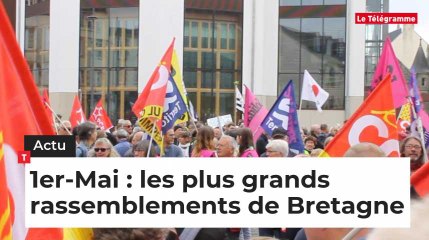 Les plus grands rassemblements du 1er-Mai en Bretagne