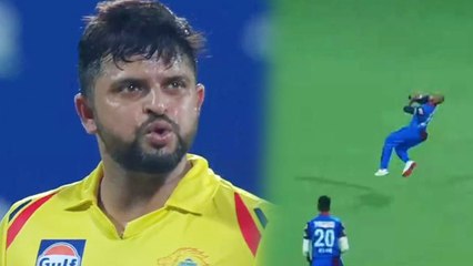 IPL 2019 CSK vs DC:  Suresh Raina is dismissed by Jagdeesh Suchith for 59 | वनइंडिया हिंदी
