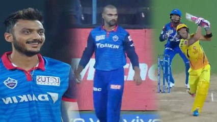 IPL 2019 CSK vs DC: Faf du Plesis departs for 39, Axar Patel strikes | वनइंडिया हिंदी