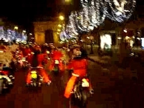les pere noel en moto