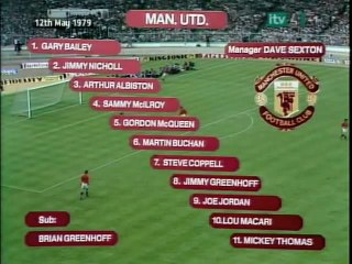 FA Cup Final 1979 - Arsenal vs Manchester United