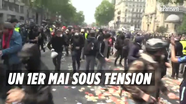 Policier blessé et feu de véhicules : un 1er mai sous tension à Paris