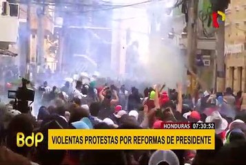 Honduras: continúan violentas protestas por reformas del Gobierno