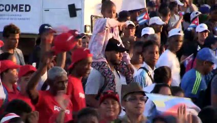 Desfile del 1 de mayo en Cuba en apoyo a Venezuela y contra política de Trump