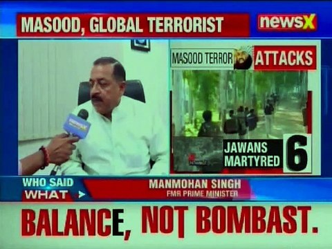 Jitendra Singh reacts on Masood Azhar, praises PM Narendra Modi actions on terrorism