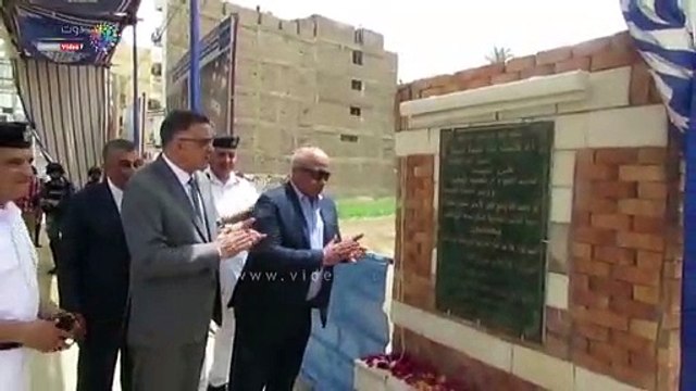 قيادات الداخلية يضعون حجر أساس عمارات الضباط بالأقصر