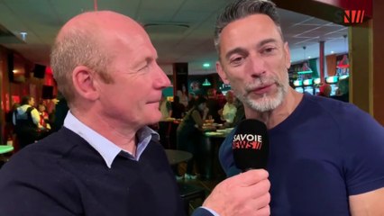 Interview de Gérard pour le journal web "Savoie news" en compagnie du président de l'association "La Sapaudia" Sylvain Guillaume