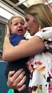 Mãe reencontra filho de 10 meses que havia sido raptado pelo pai no ES