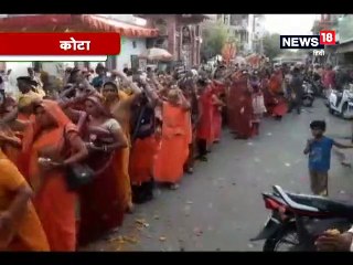 कोटा में मनी सेन महाराज की जयंती, निकली शोभा यात्रा