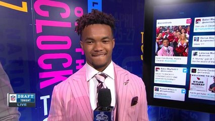 Kyler Murray describes the reactions he's received since draft selection