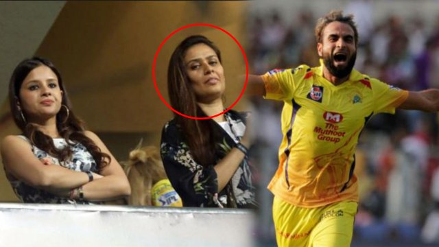IPL 2019 CSK vs DC: Imran Tahir's wife Sumayya Dildar seen in Chepauk Stadium | वनइंडिया हिंदी
