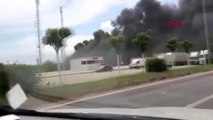İzmir Strafor Fabrikasında Korkutan Yangın