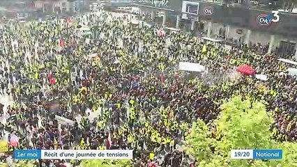 1er-Mai : une fête du Travail placée sous tension à Paris