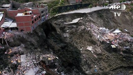Desabamentos em La Paz