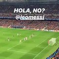 Lionel Messi amazing free kick goal Barcelona vs Liverpool 3-0