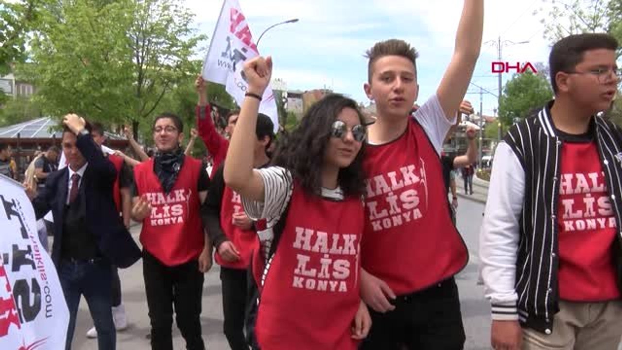 Konya'da 1 Mayıs İşçi Bayramı Kutlandı