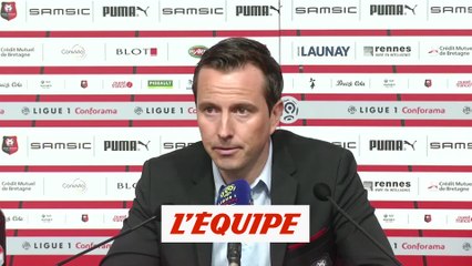J. Stéphan «Les aventures en Coupe vont nous coûter des places» - Foot - L1 - Rennes