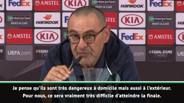 Demies - Sarri : Ce sera très difficile d'atteindre la finale