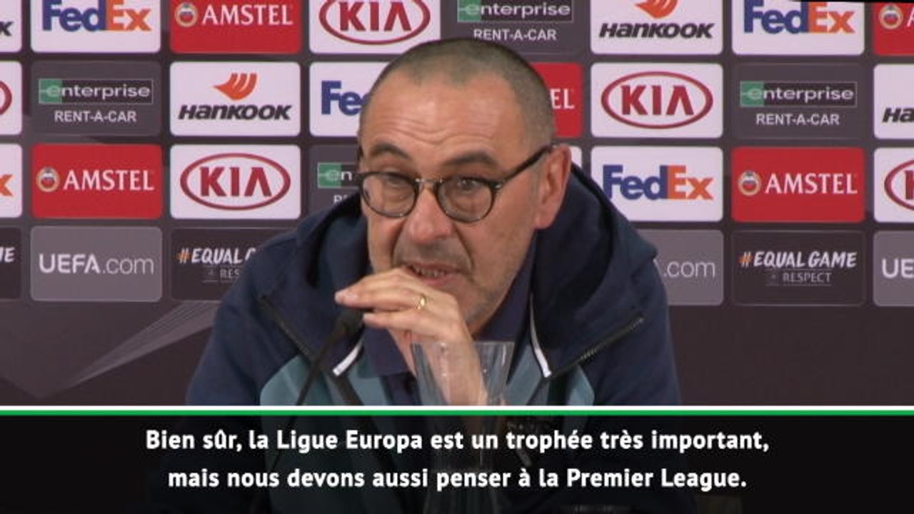 Demies - Sarri : "Un trophée important mais nous voulons la Ligue des Champions"