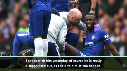 Rudiger is out for at least three months - Sarri
